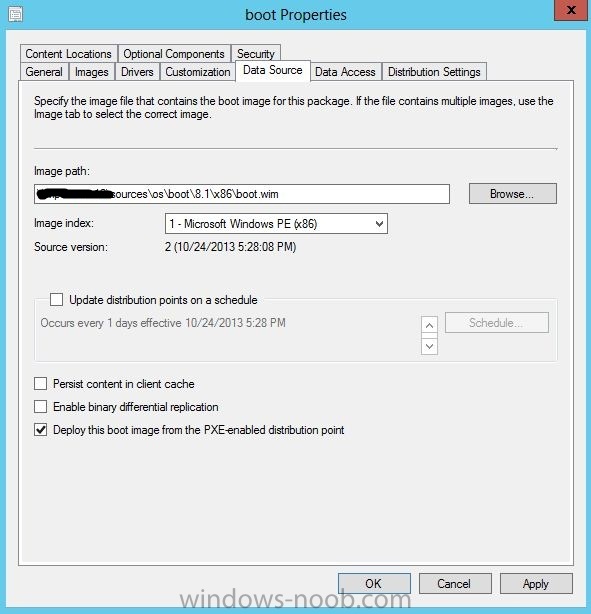 sccm 2012 pxe tftp download failed