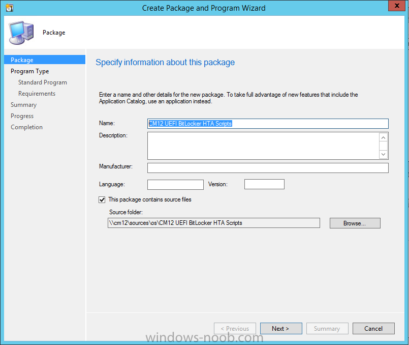 CM12 UEFI BitLocker HTA Scripts package.png