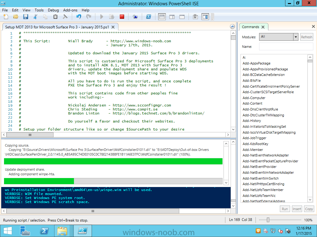 Surface Pro 3 January 2015 MDT Script in action.png