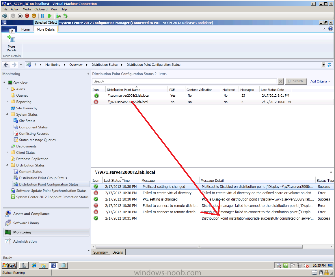 Distribution point SCCM