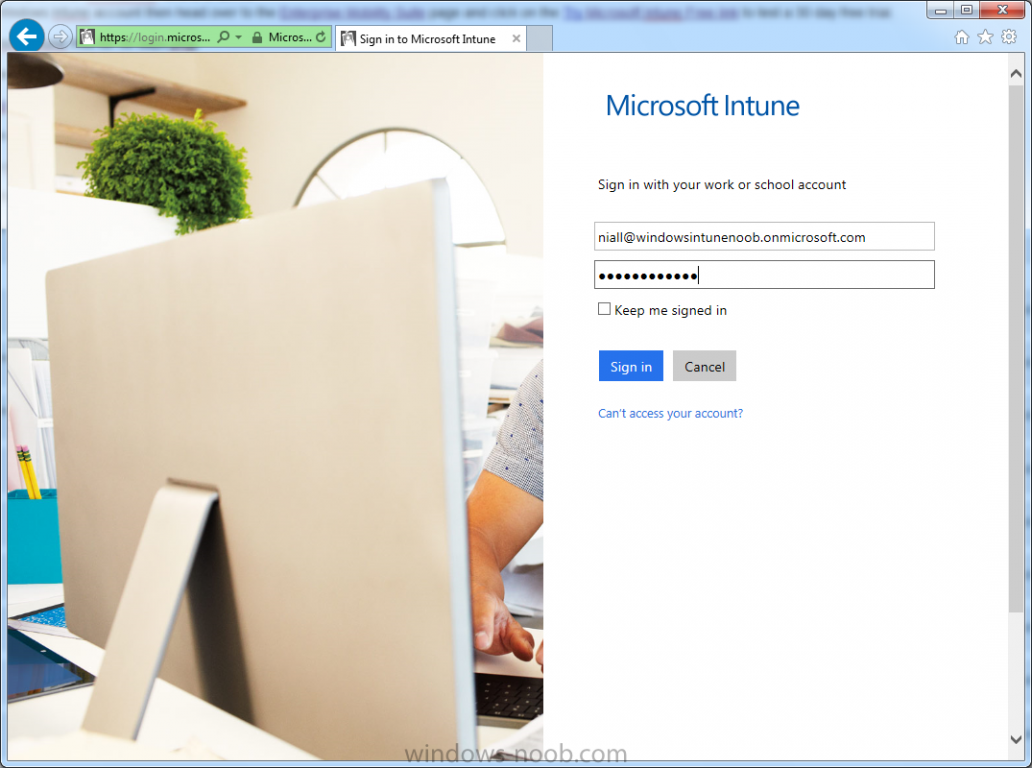 login with your onmicrosoft com account.png