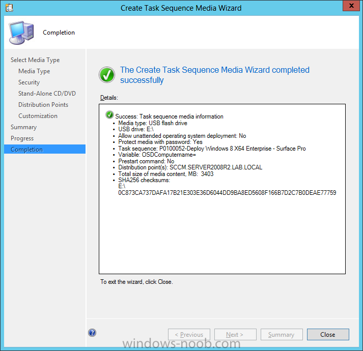 create task sequence media wizard completed successfully.png