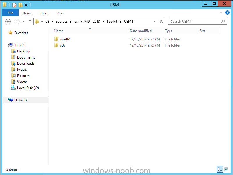 USMT amd64 and x86 folders.png