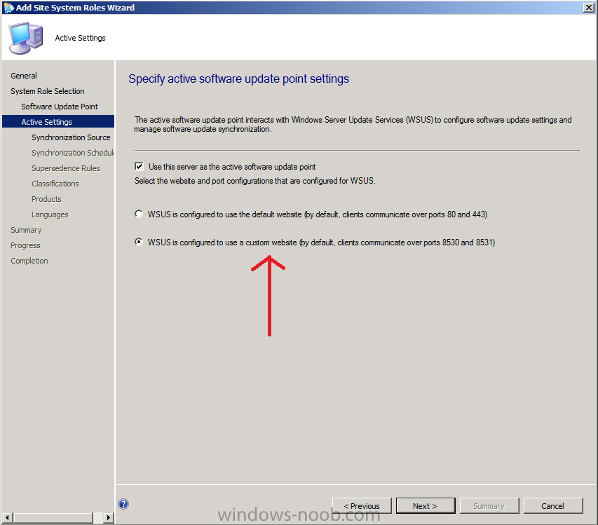 wsus is configured to use a custom website.png