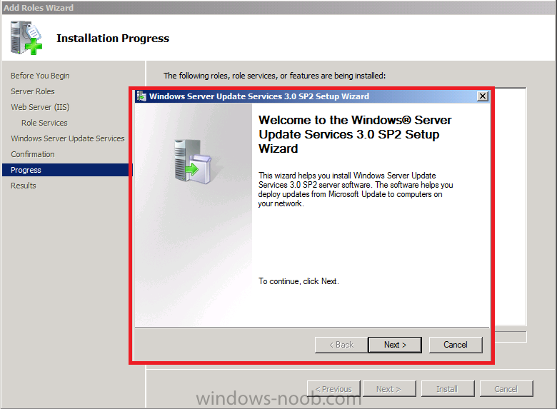 Welcome to the Windows Server Update Services 3.0 SP2 Setup Wizard.png