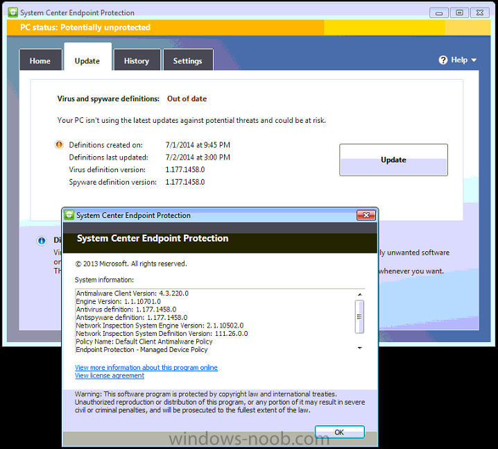 system center endpoint protection 2012 definition update system center endpoint protection 2012 definition update
