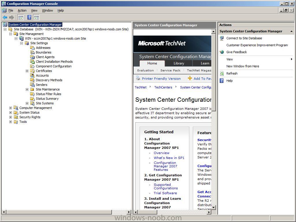 installing sccm