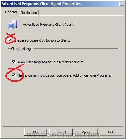 Windows 2008 Remove Default Program