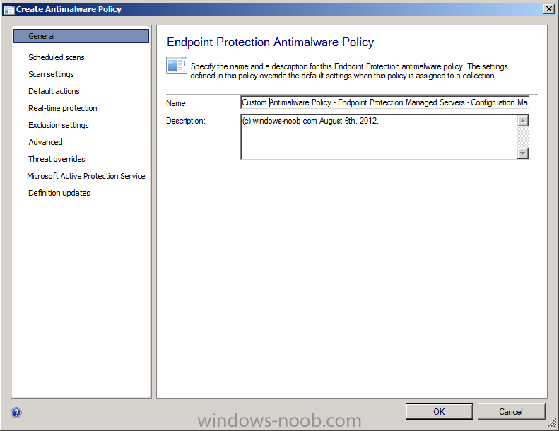 custom antimalware policy - endpoint protection  managed servers - configuration manager.png