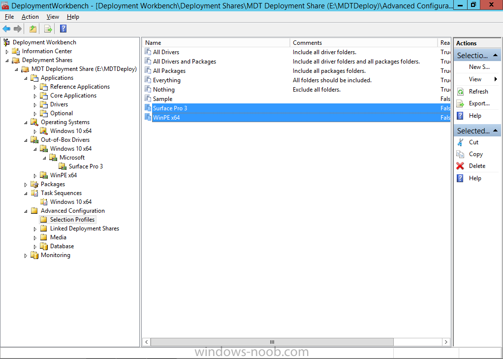 How Can I Deploy Windows 10 X64 Enterprise To The Microsoft Surface Pro 3 Using Mdt 2013 Update 1 Microsoft Deployment Toolkit Mdt Www Windows Noob Com