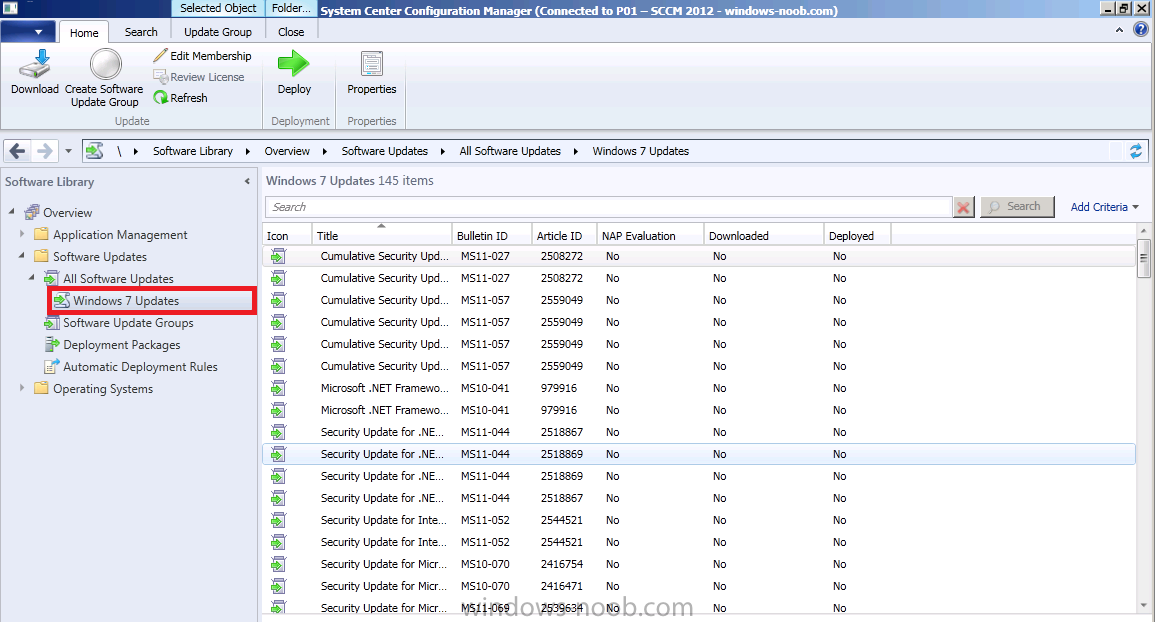 Using sccm for windows updates update Using sccm for windows updates update