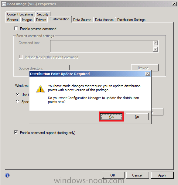 Yes to Distribution Point Update question.png