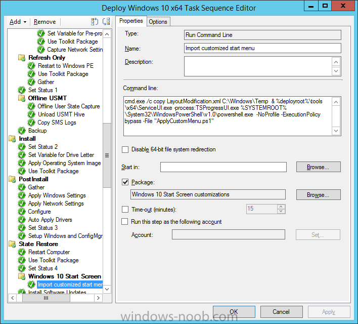 Afledning Lærerens dag Arkæologi How can I deploy a customized Windows 10 start menu using System Center  2012 R2 SP1 Configuration Manager ? | just another windows noob ?