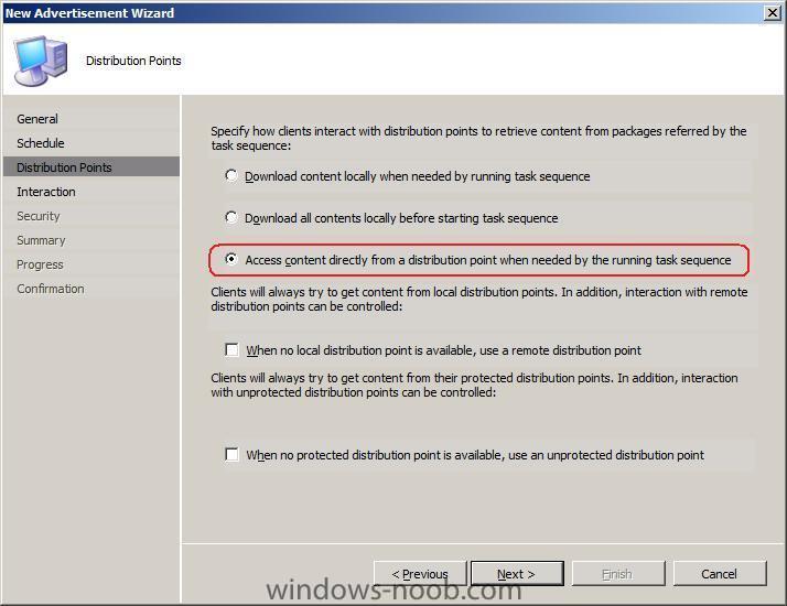 access content directly from a distribution point when needed by the running task sequence.jpg