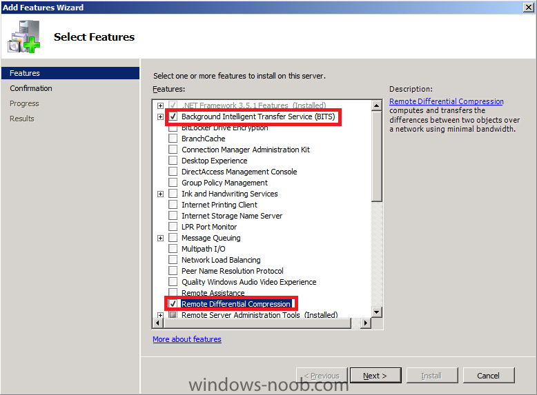 Do I Need Remote Differential Compression Vista