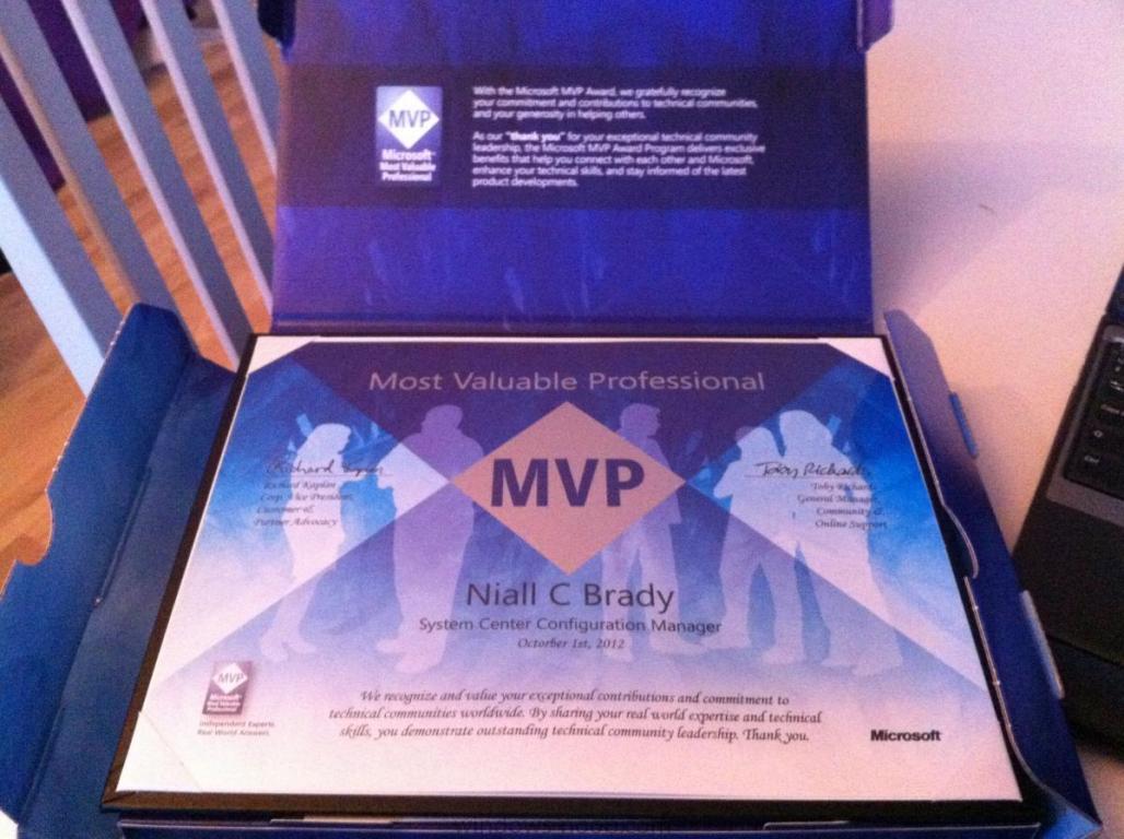 MVP Award 2012 Niall C. Brady.JPG