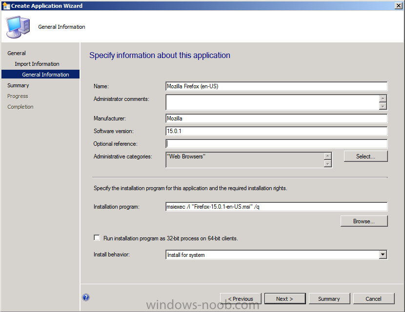 Import application. Дистрибутив и документация. Specify. Client installer. General Import.