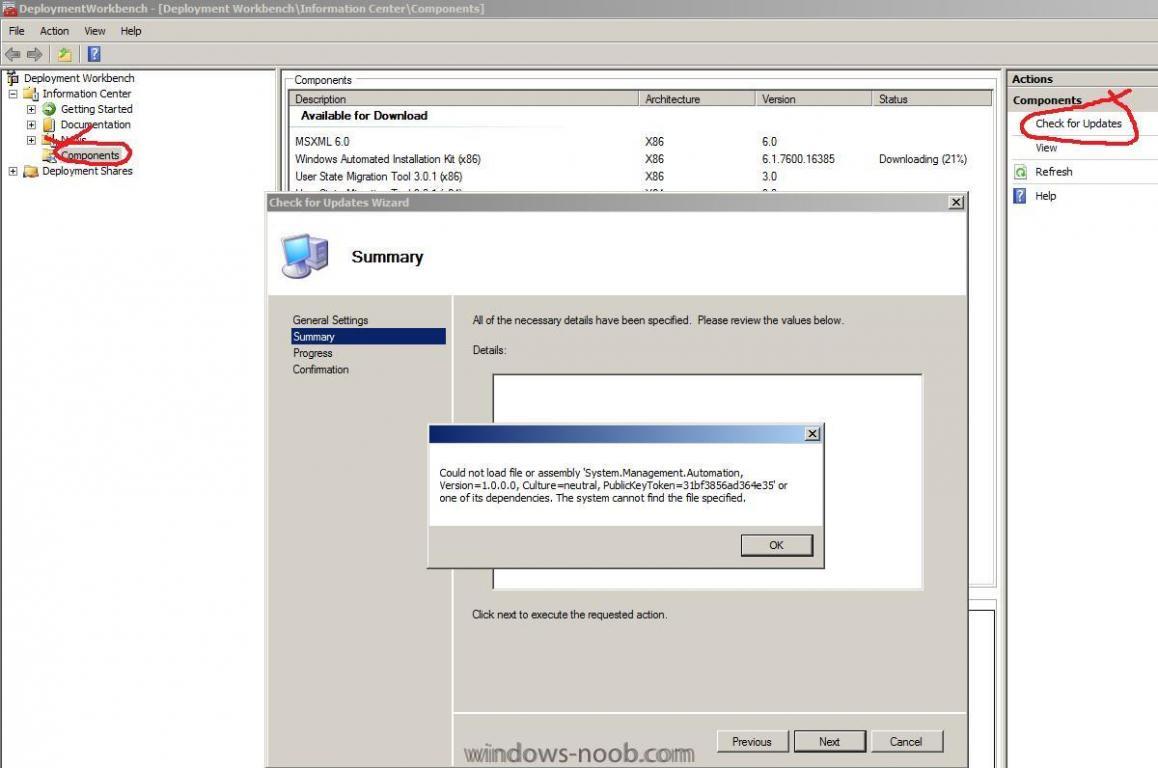 mdt 2010 error when powershell not installed.jpg