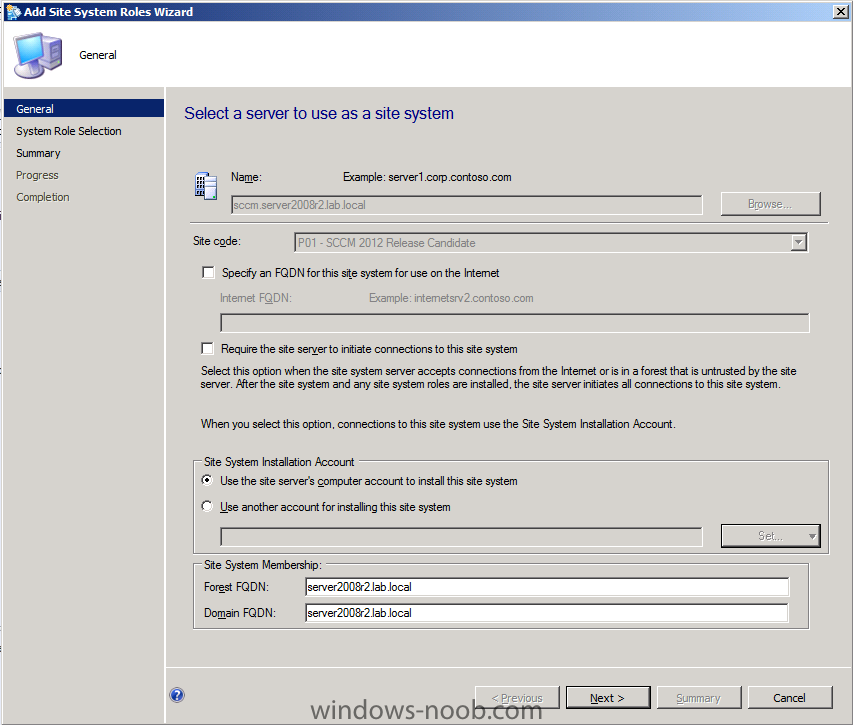 install system center endpoint protection from sccm