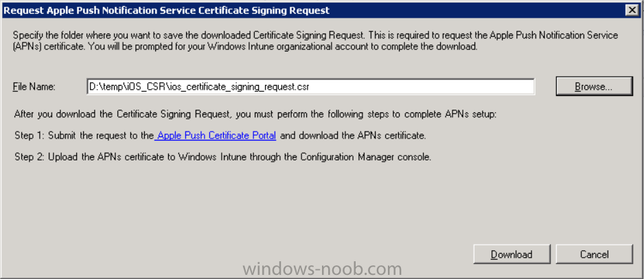 where to store the certificate signing request.png