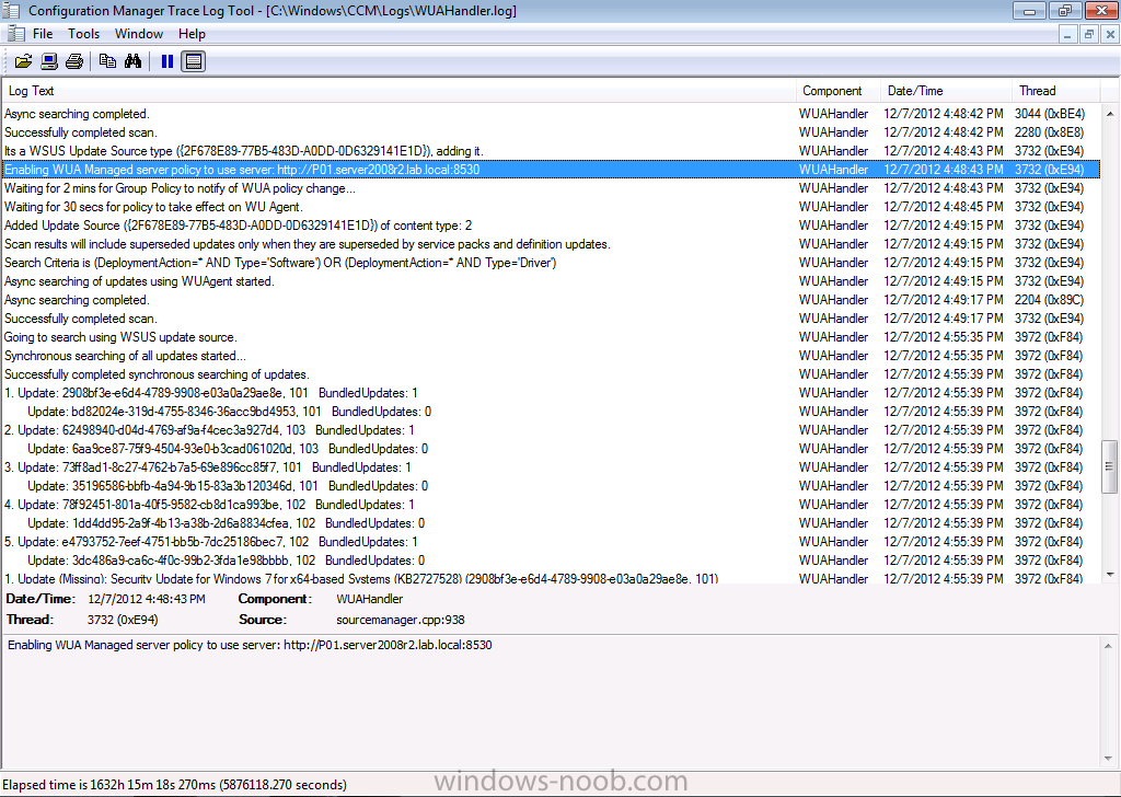 its a wsus update source type.png