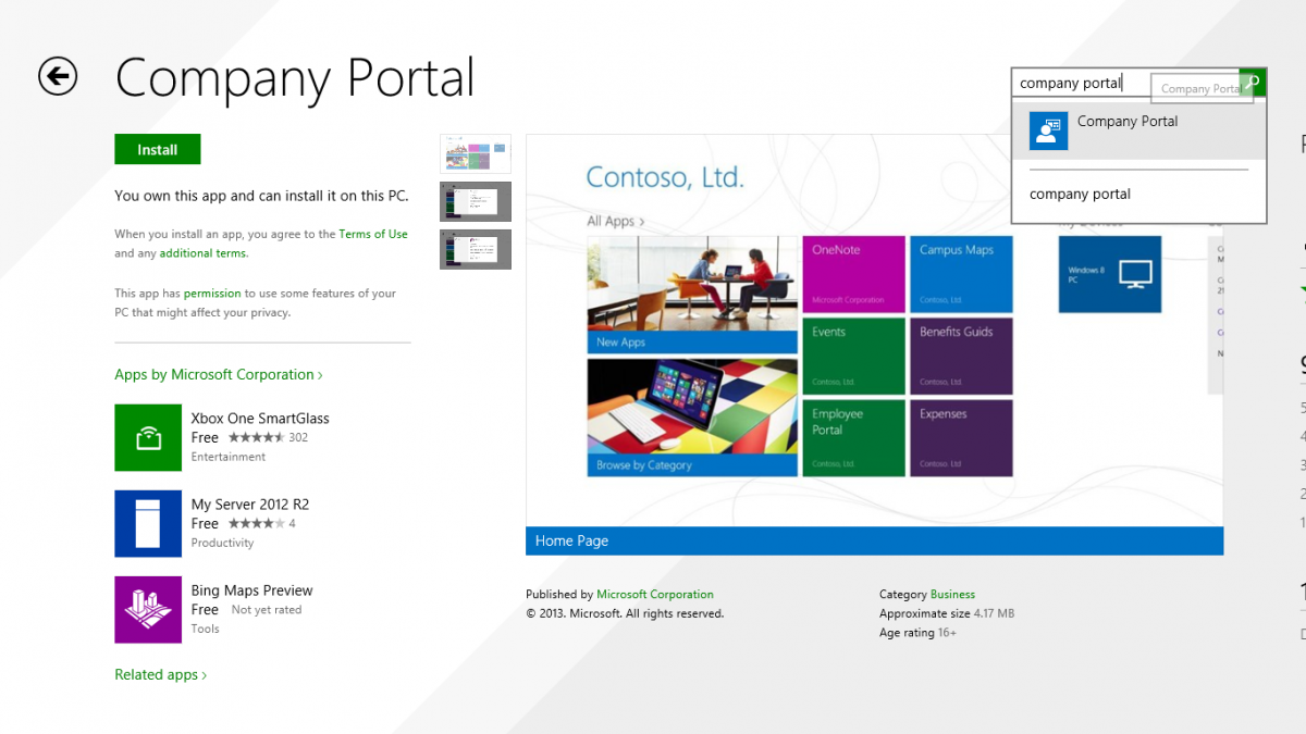 search for Company Portal in the Windows Store.png