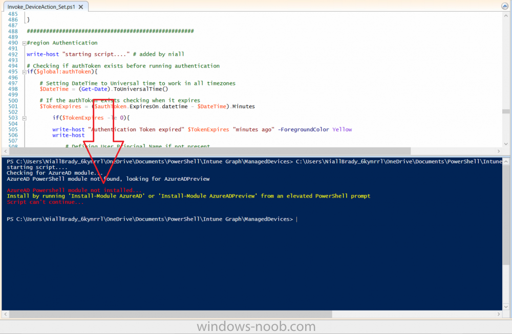 azuread powershell module not installed.png