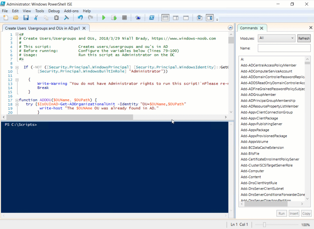 Creating Users, UserGroups and OU's in AD using PowerShell.gif