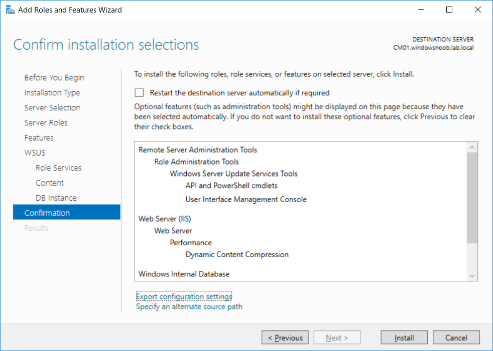 WSUS confirm installation selections.png