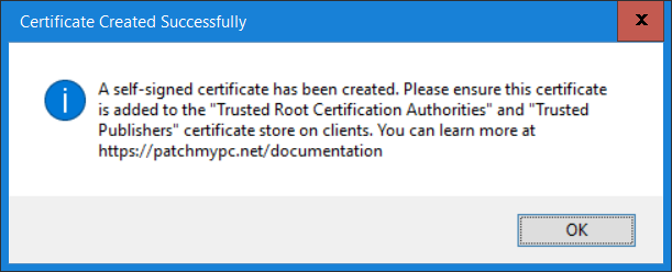 certificate created successfully.png