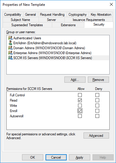 security tab sccm iis servers.png