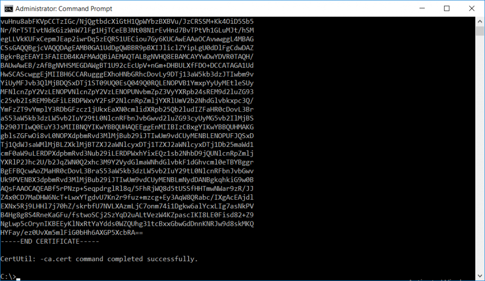 certutil ca cert command completed successfully.png