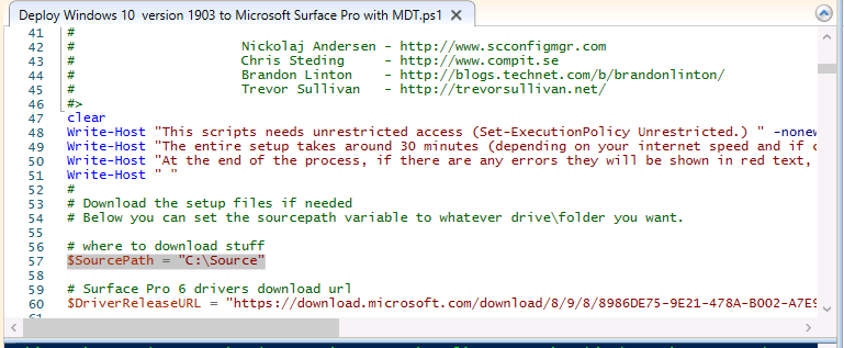 Script creation, deployment and execution