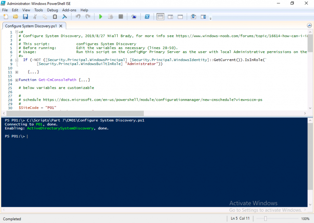 configure system discovery with powershell.png