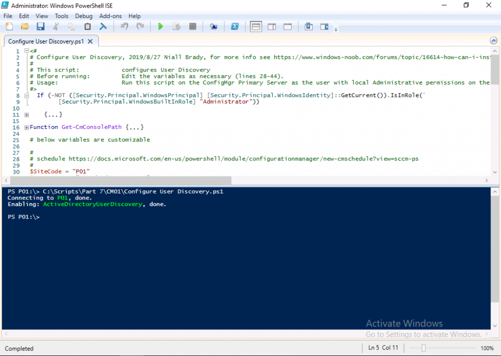 enable active directory user discovery with powershell.png