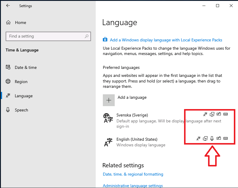windows 10 pro language pack offline download