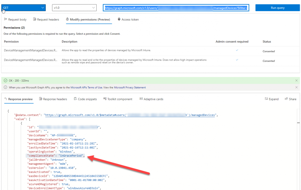 Compliance State in Microsoft Graph Explorer.png