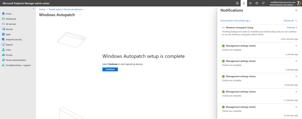 windows autopatch is enrolled.png