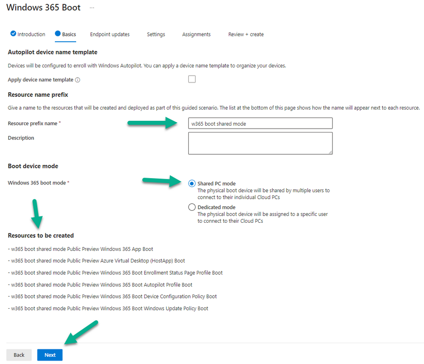 windows 365 boot shared mode resources to be created.png